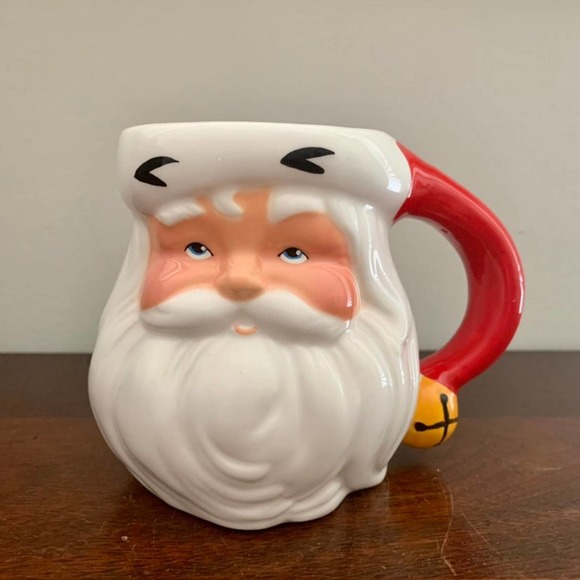 Santa Mug Christmas Morning Hot Cocoa Santa Mug Jingle Bell Santa Mug - Picture 1 of 6